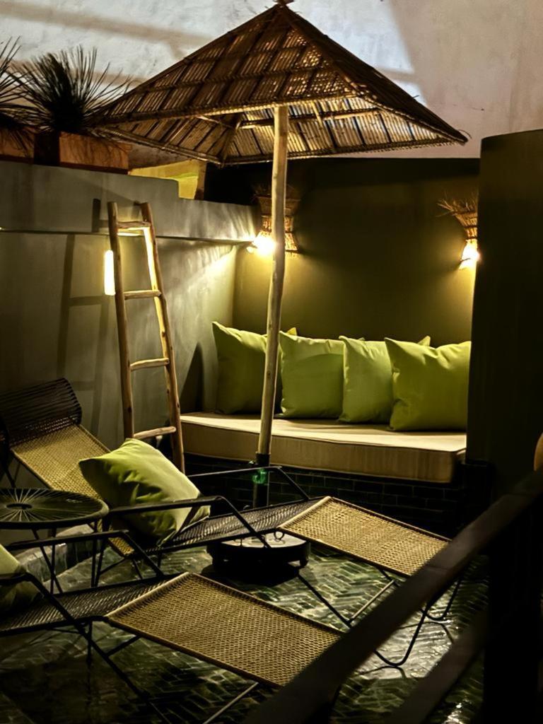 Riad Olive Privatif 4 Personnes Hotell Marrakesh Exteriör bild